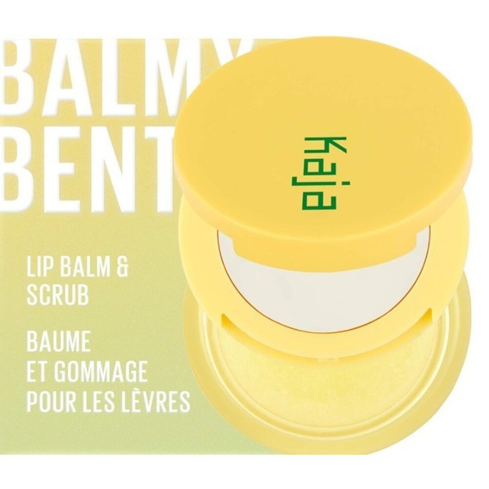 KAJA Balmy Bento Lip Balm and Scrub Piña Colada 0.4 oz New in box